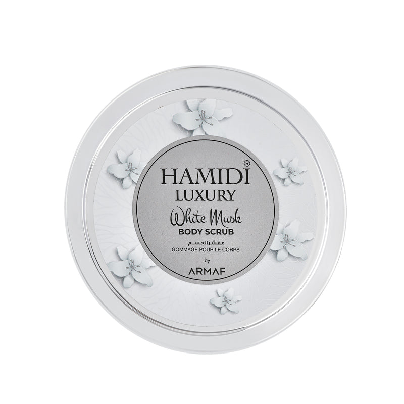 LUXURY WHITE MUSK BODY SCRUB 250ML
