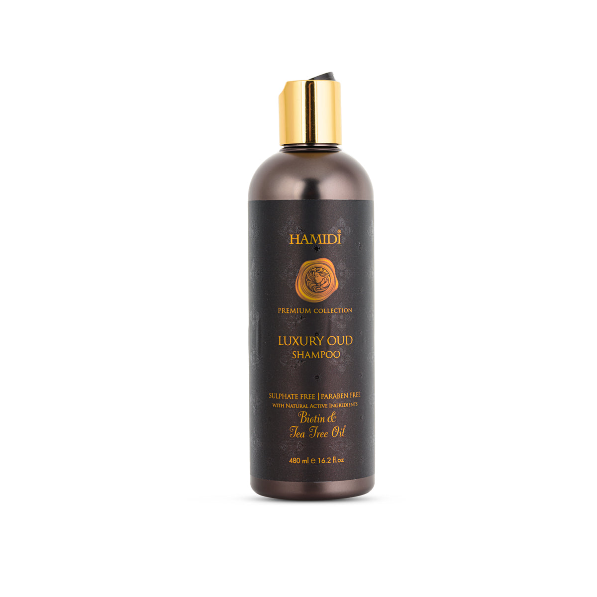 LUXURY OUD SHAMPOO BIOTIN & TEA TREE OIL - 480ML