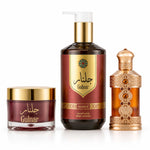GULNAR TRIO GIFT PACK - SOLID PERFUME, BODY LOTION & PERFUME OIL