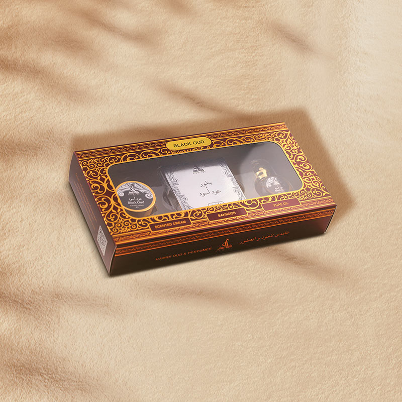 BLACK OUD SCENTED CREAM 8 GM + BAKHOOR 40GM + CPO 15ML - 3 PIECES GIFT SET