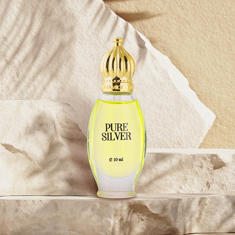 فضي خالص زيت عطري مركز-10 مل