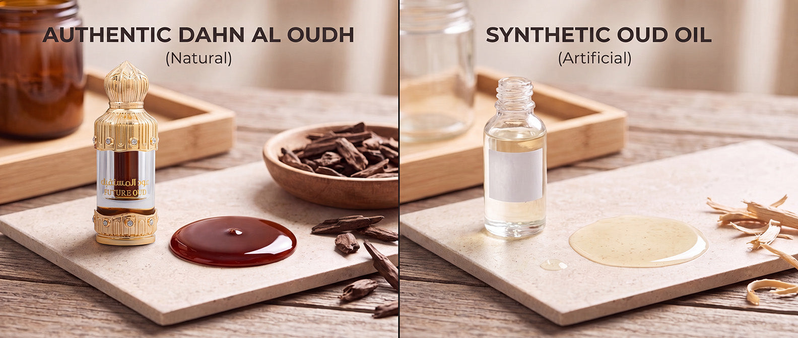 How to Identify Authentic Dahn Al Oudh vs Synthetic Oils
