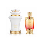 GOURMAND PERFECTION DUO GIFT PACK - FONDUE EXOTIC EAU DE PARFUM 100ML & DUBAI DELIGHTS PEACH ROSE PERFUME 20ML