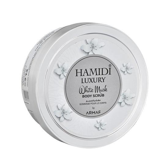 LUXURY WHITE MUSK BODY SCRUB 250ML