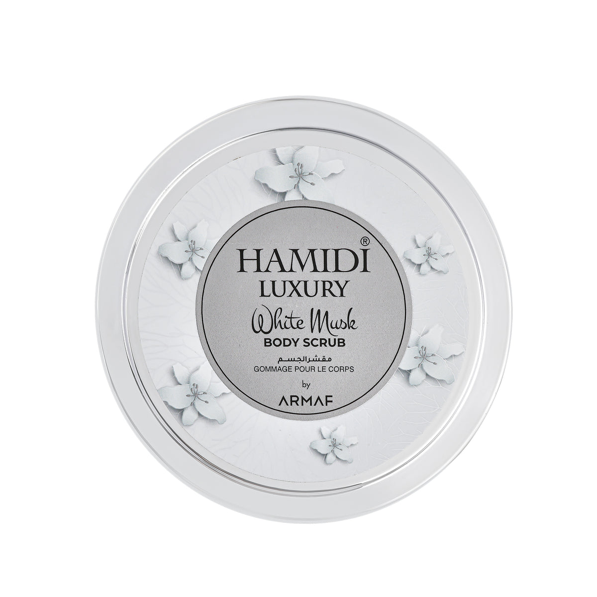 LUXURY WHITE MUSK BODY SCRUB 250ML
