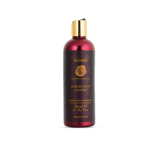 LUXURY OUD SHAMPOO ALMOND OIL & ALOE VERA - 480ML