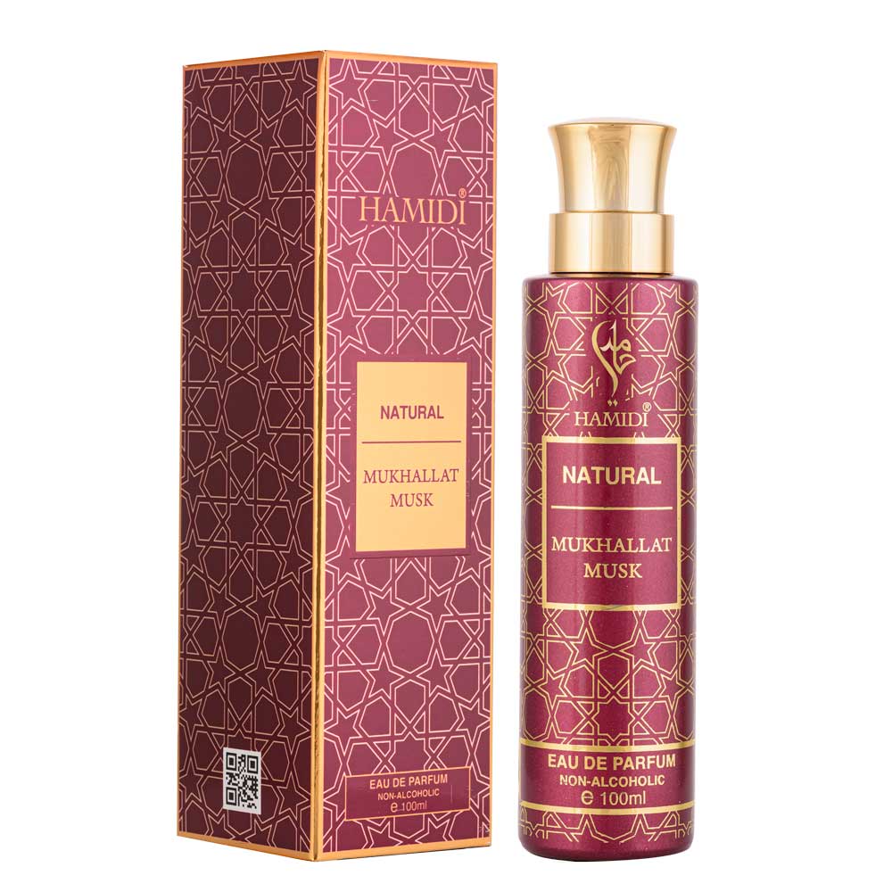 NATURAL MUKHALLAT MUSK WATER PERFUME - 100ML