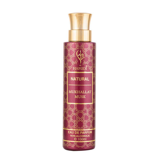 NATURAL MUKHALLAT MUSK WATER PERFUME - 100ML