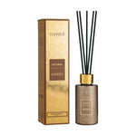 HOME SANCTUARY ESSENTIALS GIFT PACK - NATURAL BAKHOOR AMBER, NATURAL MUATTAR AMBER, NATURAL AIR FRESHENER AMBER, NATURAL REED DIFFUSER OUD