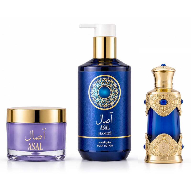 ASAL TRIO GIFT PACK - SOLID PERFUME, BODY LOTION & PERFUME OIL