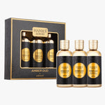 LUXURY AMBER OUD GIFT SET 95ML (SHOWER GEL + BODY LOTION + SHAMPOO CONDITIONER)